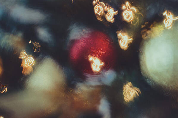 Abstract Art Print featuring the photograph Christmas Abstract IX by Marco Oliveira