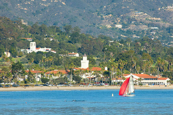 Santa Barbara Art Print featuring the photograph Santa Barbara California by Ram Vasudev