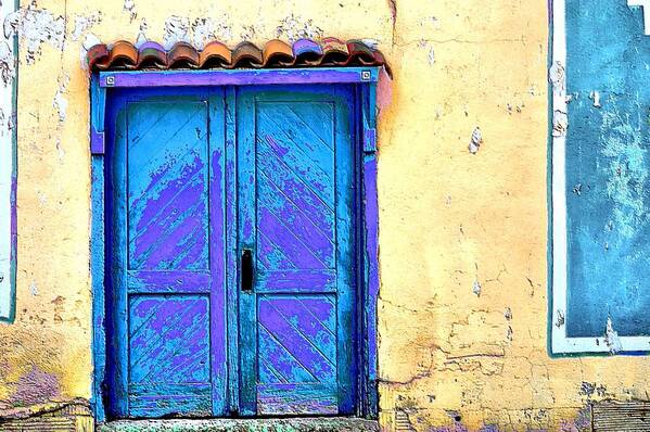 Door Art Print featuring the photograph Cimarron Door by Jacqui Binford-Bell