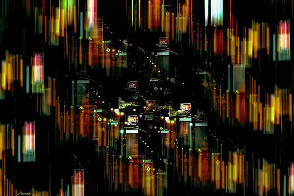 City Art Print featuring the photograph City Chaos #1 by Renee Anderson