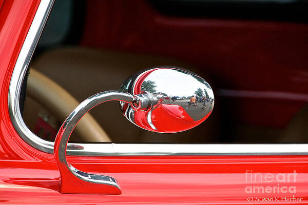 Automobile Art Print featuring the photograph Classic Reflections by Susan Herber