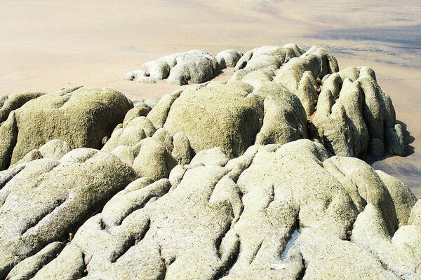 Tranquility Art Print featuring the photograph Close Up Of Rocks At A Beach by Visage