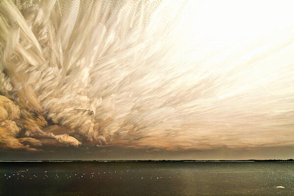 Landscape Art Print featuring the photograph Cloud Chaos by Matt Molloy