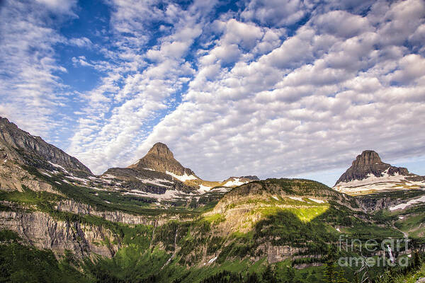 Glacier Art Print featuring the photograph Clouds In Glacier by Timothy Hacker