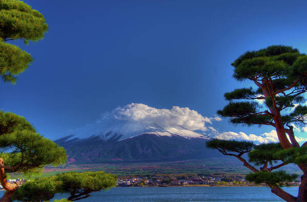 Asia Art Print featuring the photograph Clouds upon Mt Fuji by Matt Swinden