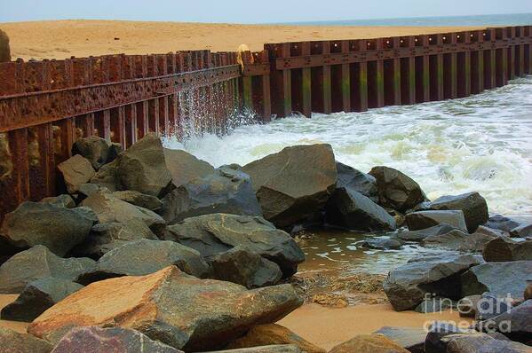 Water Art Print featuring the photograph Coast of Carolina by Debbi Granruth