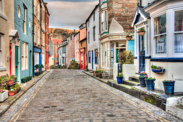 Architecture Art Print featuring the photograph Cobbled Street by Sue Leonard