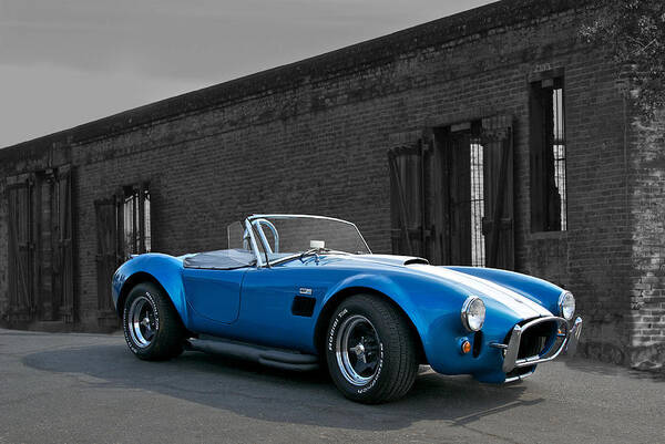Auto Art Print featuring the photograph Cobra 427 1 by Dave Koontz