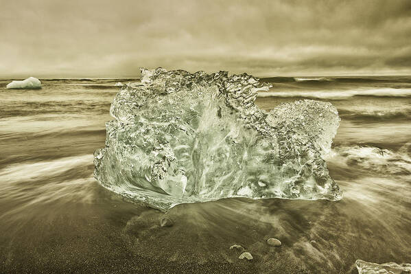 Iceberg Art Print featuring the photograph Cold days by Greg Wyatt