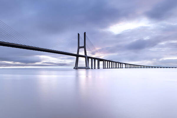 Lisbon Art Print featuring the photograph Cold by Jorge Maia