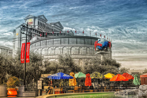 Hdr Art Print featuring the photograph Coliseum by Stephen Campbell
