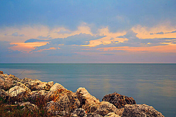 Seascape Art Print featuring the photograph Colors by Charles Aitken