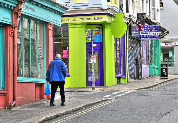 Street Candid Art Print featuring the photograph Colours Of Brighton by Keith Armstrong