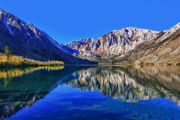 Lake Art Print featuring the photograph Convict Lake Reflections by Beth Sargent