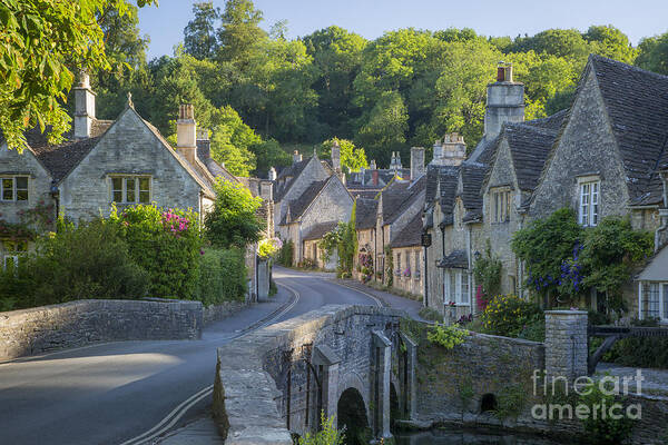 Castle Combe Art Print featuring the photograph Cotswold Village by Brian Jannsen