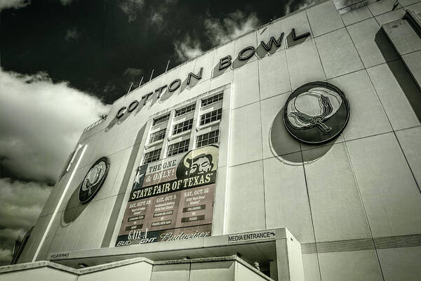 Cotton Bowl Art Print featuring the photograph Cotton Bowl by Joan Carroll