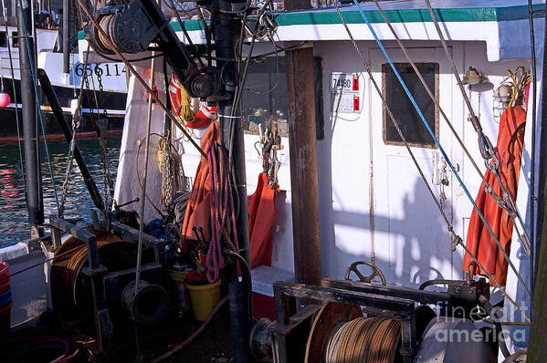 Fisherman Art Print featuring the photograph Cramped Quarters by Joe Geraci