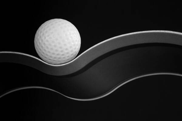 Golf Art Print featuring the photograph Craters And Curves by Jacqueline Hammer
