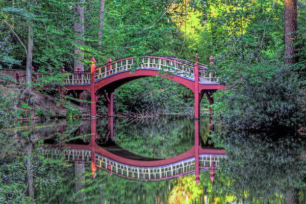 William & Mary Art Print featuring the photograph Crim Dell Bridge in Summer by Jerry Gammon