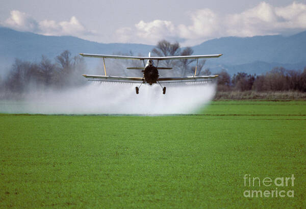 People Art Print featuring the photograph Crop Dusting by Ron Sanford
