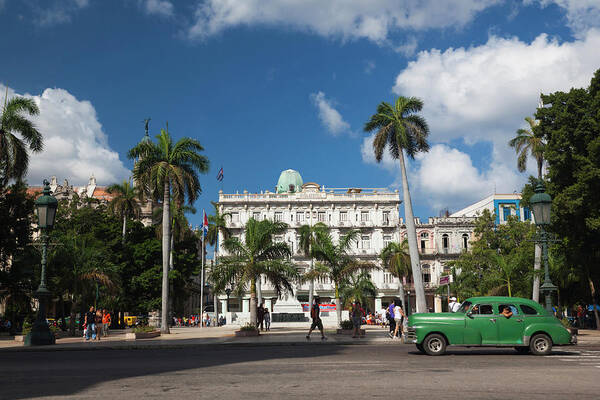 Capital Art Print featuring the photograph Cuba, Havana, Havana Vieja, The Parque by Walter Bibikow