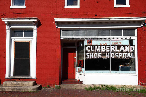 Shoe Shop Art Print featuring the photograph Cumberland Shoe Hospital by James Brunker