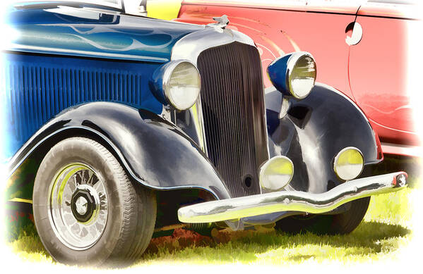 Hot Rod Art Print featuring the photograph Custom Hot Rod by Ron Roberts