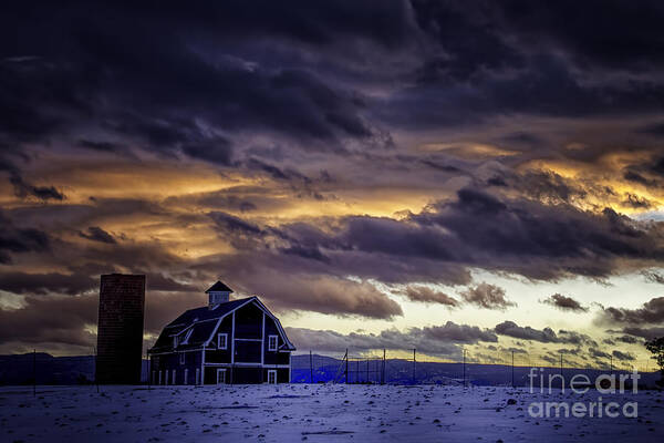 Co. Usa Art Print featuring the photograph Daniel's Foreboding Sunset by Kristal Kraft