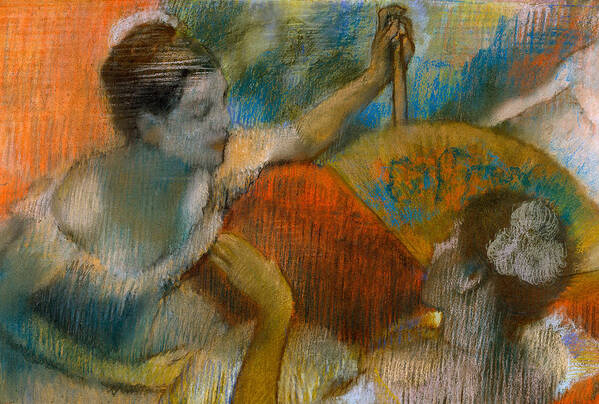 Dancer Art Print featuring the painting Danseuse a l'Eventail by Edgar Degas