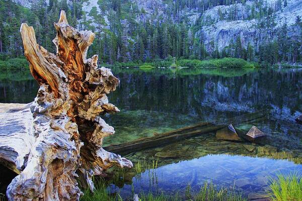 Water Art Print featuring the photograph Dawn Arrives At Eagle Lake by Sean Sarsfield