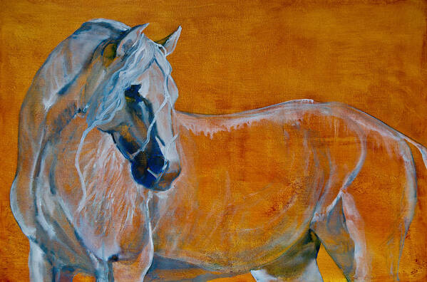 Horses Art Print featuring the painting Del Sol by Jani Freimann