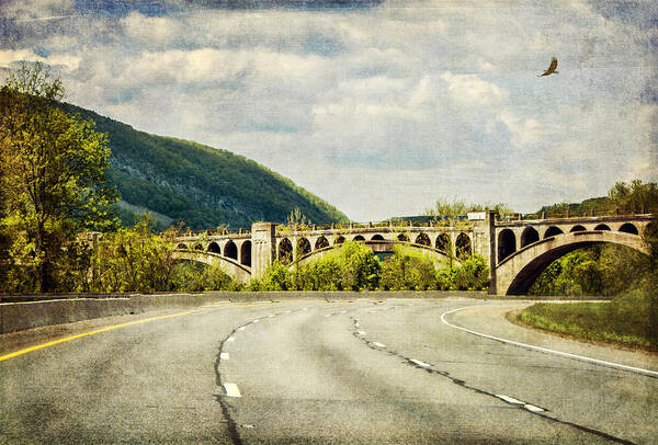 Viaduct Art Print featuring the photograph Delaware Water Gap by Cathy Kovarik