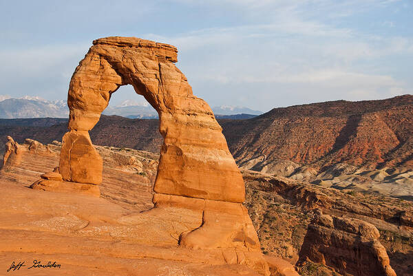 Arch Art Print featuring the photograph Delicate Arch by Jeff Goulden