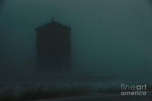 Water-tank Art Print featuring the photograph Desolate Journey by Linda Shafer