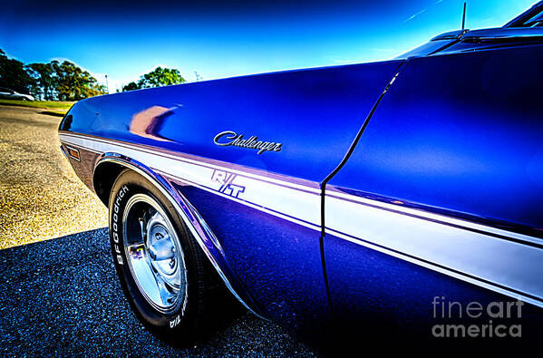 Transportation Art Print featuring the photograph Dodge Challenger at Car Show by Danny Hooks