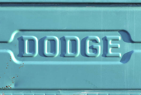 Dodge Truck Tailgate Art Print featuring the photograph Dodge Truck Tailgate by Terry DeLuco