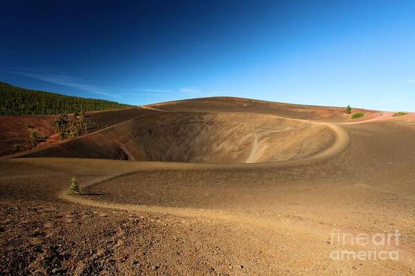 Cinder Cone Volcano Art Print featuring the photograph Dormant Cinder Cone by Adam Jewell