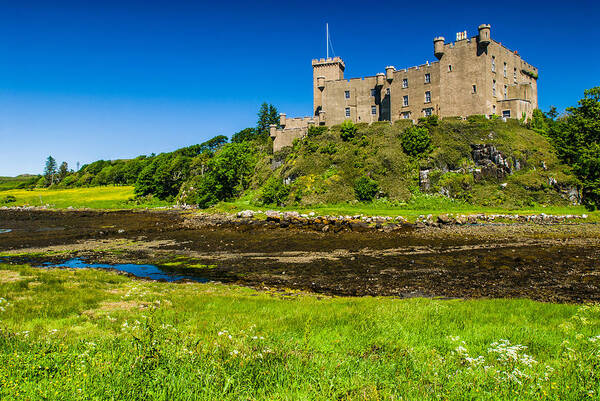 Dunvegan Castle Art Print featuring the photograph Dunvegan Castle Isle of Skye by David Ross