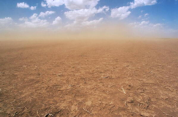 Dust Storm Art Print featuring the photograph Dust Storm by Jim Reed/science Photo Library