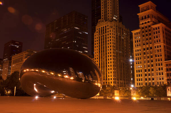 Chicago Art Print featuring the photograph Early Hours in Chicago by Miguel Winterpacht