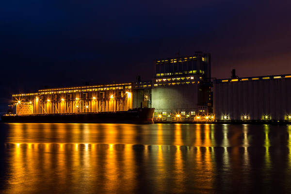 Current River Art Print featuring the photograph Early Morning At The Elevator by Linda Ryma Current River Art Print featuring the photograph Early Morning At The Elevator by Linda Ryma