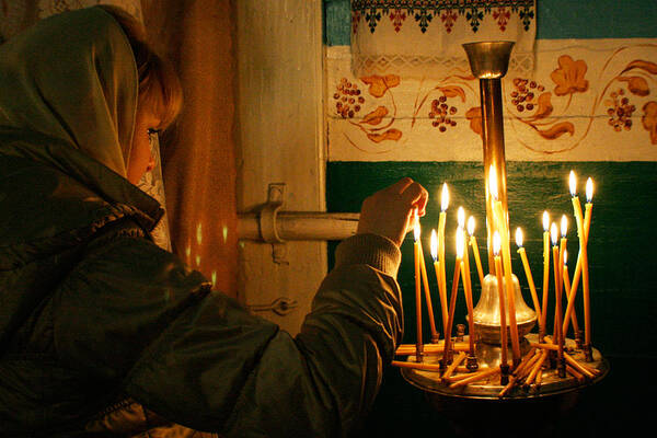 Ukraine Art Print featuring the photograph Easter Candles by Jon Emery