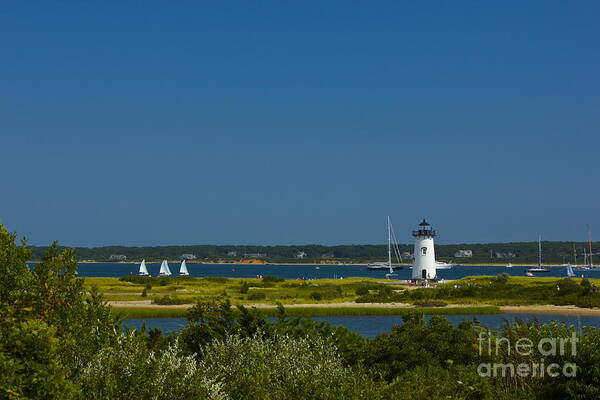 Edgartown Art Print featuring the photograph Edgartown Lighthouse by Amazing Jules
