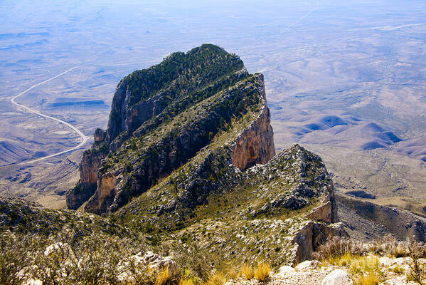 Guadalupe Mountains National Park Art Print featuring the photograph El Capitan by Bob Phillips