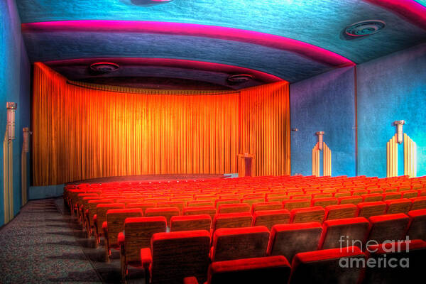 Englewood Art Print featuring the photograph EnglewoodTheater4627-8-9 by Timothy Bischoff