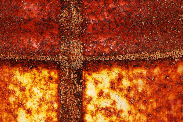Rusting Art Print featuring the photograph Erosion by Wendy Wilton