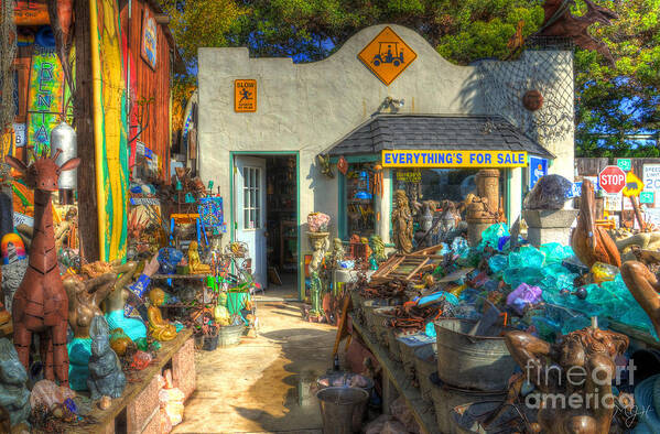 Hdr Process Art Print featuring the photograph Everything's for Sale by Mathias 