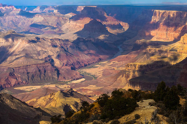 Arizona Art Print featuring the photograph Expanse at Desert View by Ed Gleichman