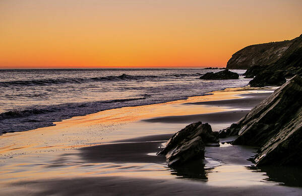 Scenics Art Print featuring the photograph Exploring Santa Barbaras Coastal Charms by George Rose