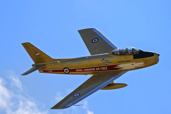 Aviation Art Print featuring the photograph F-86 Hawk One by Stephen Kennedy